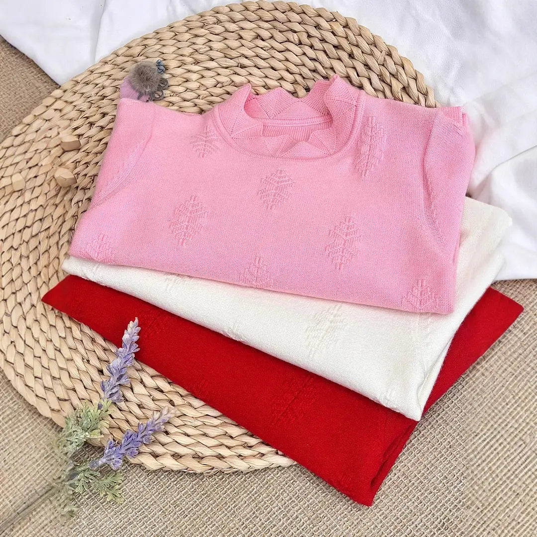 Kids Velvet Sweater - 4 Colours, 90 to 130cm, 2 to 6 Years
