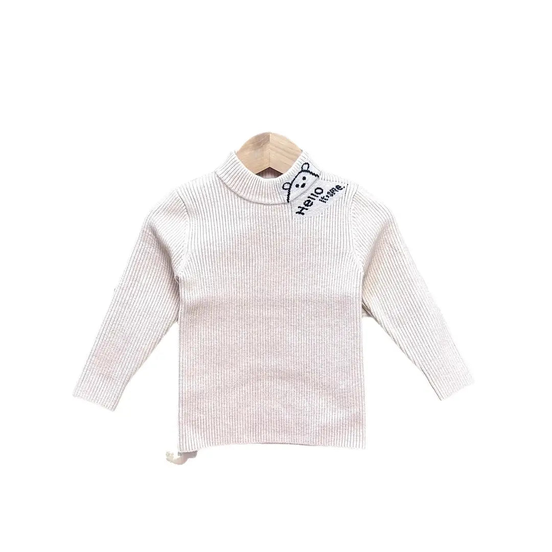 Boys Wool Knit Sweater - 4 Colours, 80 to 120cm, 1 to 6 Years