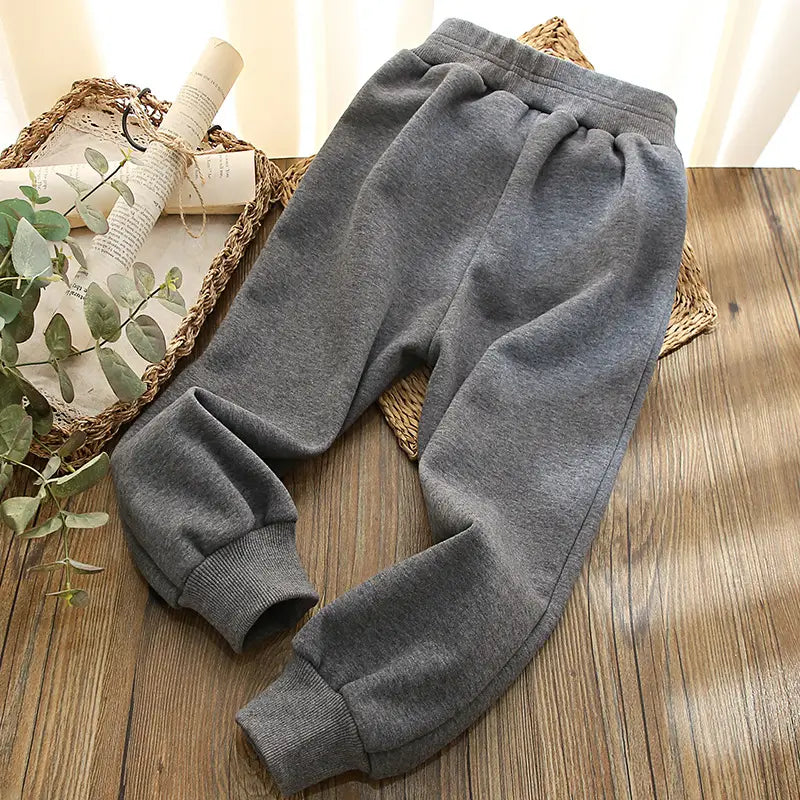 Boys Slim Fit Velvet Pants - 3 Colours, 170cm, 12 Years