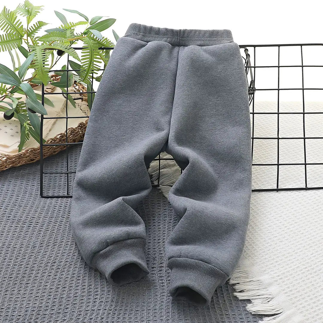 Kids Fleece Pants with Zipper - 3 Colours, 110cm, 4 Years