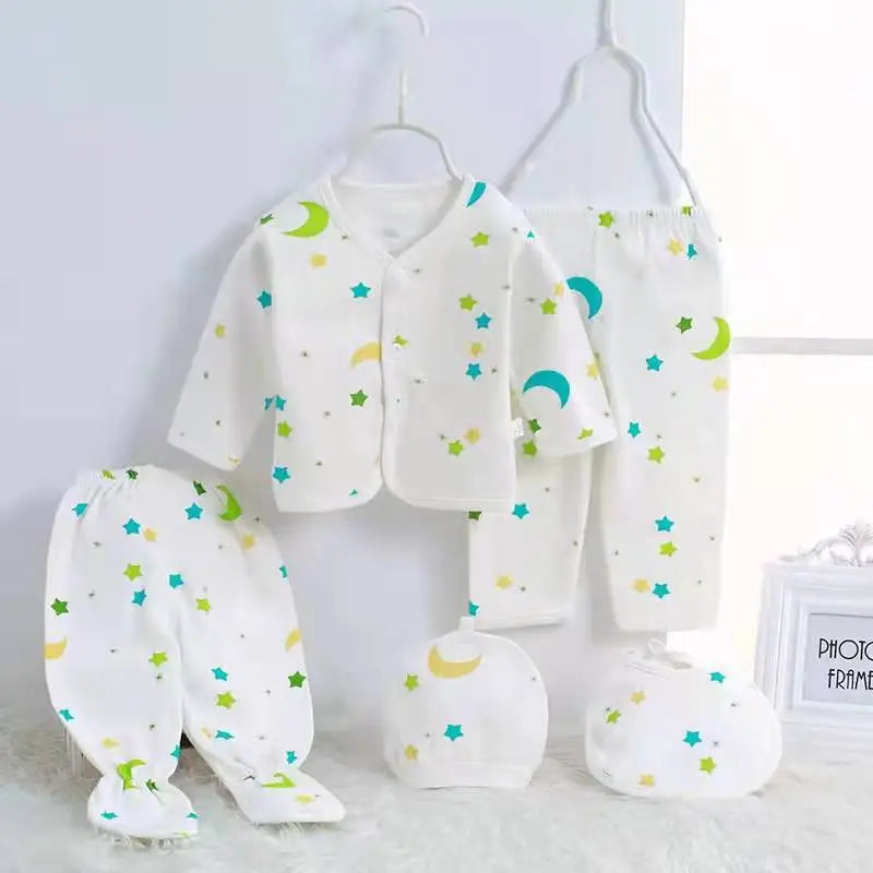 Newborn 5-Piece Set - Mushroom Print, 0-3 Months - view 2