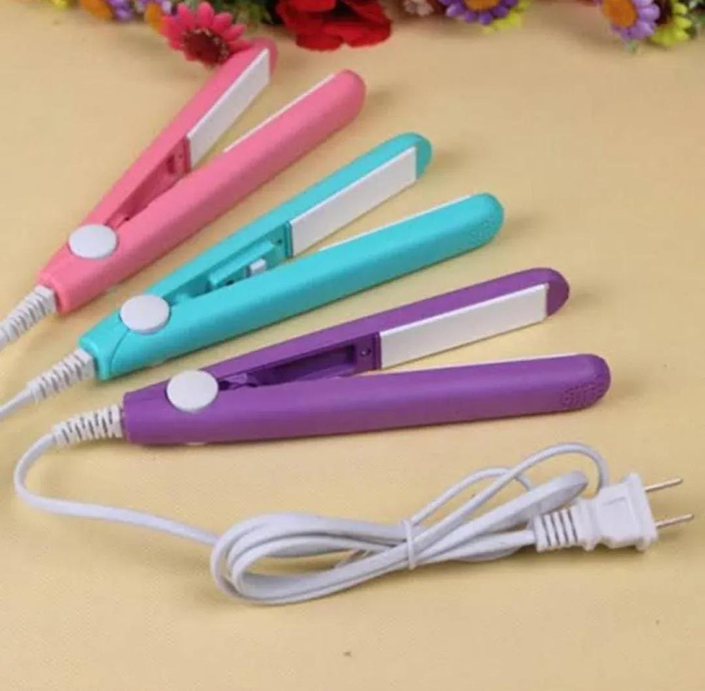 Mini Hair Straightener for Women Pink Teal Purple - view 3