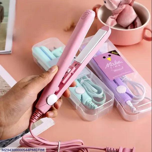 Mini Hair Straightener for Women Pink Teal Purple - view 6