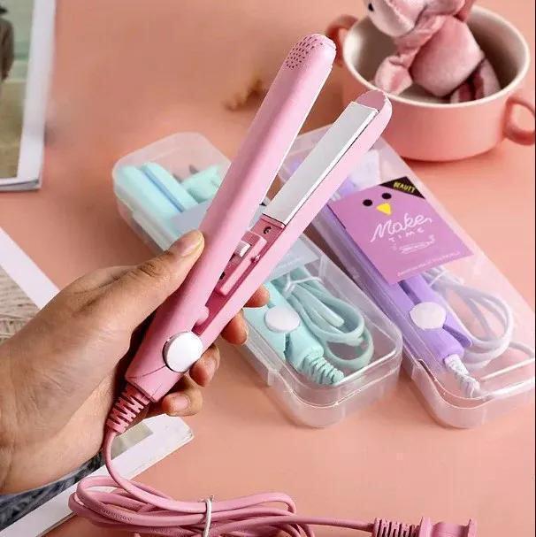 Mini Hair Straightener for Women Pink Teal Purple - view 7