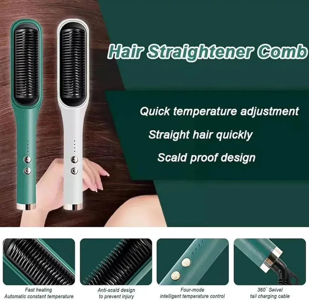 Hair Straightener Brush (High Quality) - view 4