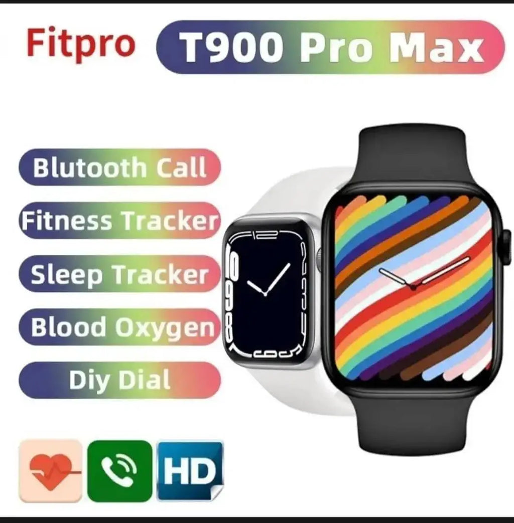Smart Watch - Black, Metal Case with Silicone Strap - view 4