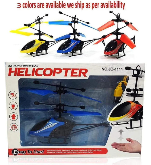 Infrared Hand Sensor Helicopter Toy - Kids Ages 1-12