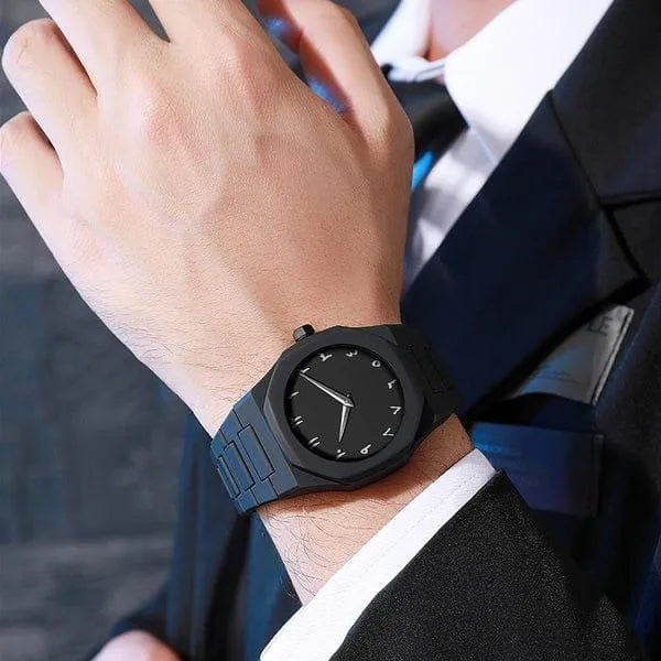 Carbon Fiber Watch - Black Arabic Dial, 40g Lightweight - view 4