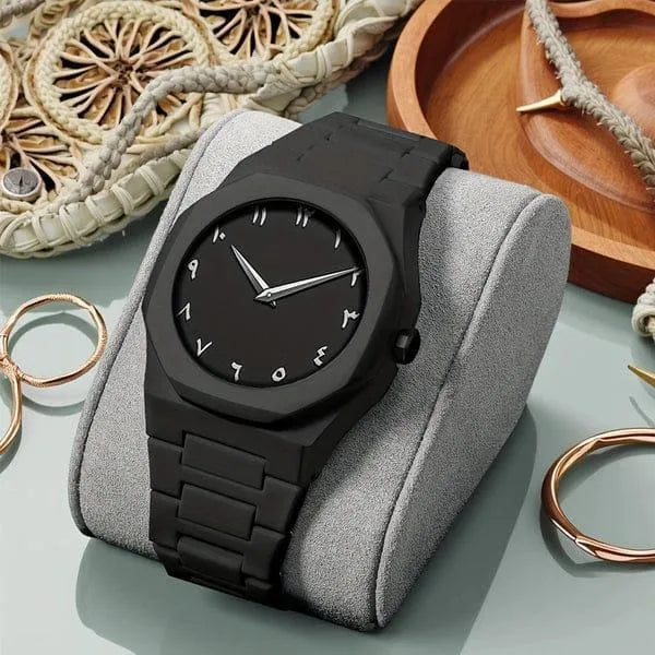 Carbon Fiber Watch - Black Arabic Dial, 40g Lightweight - view 6