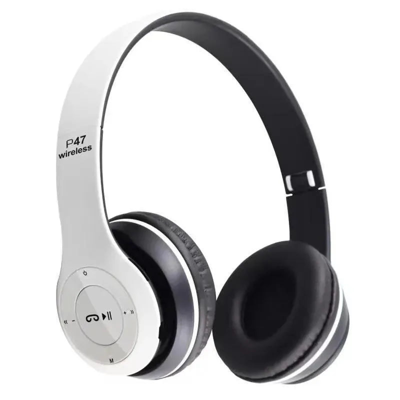P47 Wireless Headphones Black Fast Charge Battery