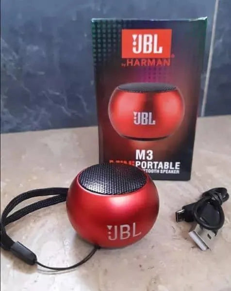 JBL M3 Portable Wireless Speaker Red Bluetooth 4.1