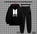 Men's Printed Hoodie Track Suit - 2 Piece Polyester