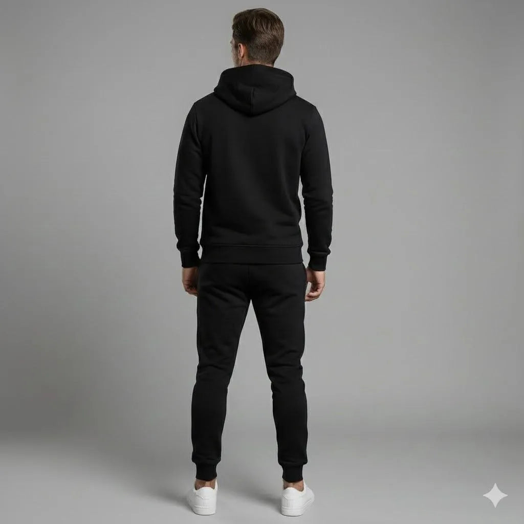 Men's Printed Hoodie Track Suit - 2 Piece Polyester - view 4
