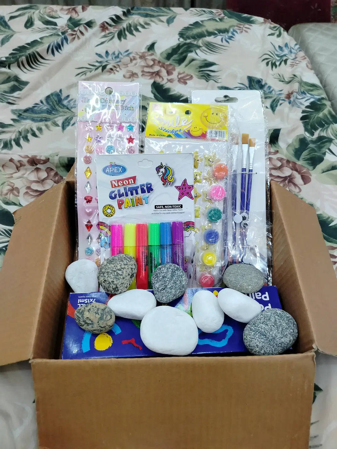 Rock Painting Kit, Easter Arts and Crafts Gifts for Boys and Girls Ages 4-12, DIY Art Supplies, Kid Toys for 4+, Family Craft Creative Activity, Kids Toddler Birthday Gifts - view 5