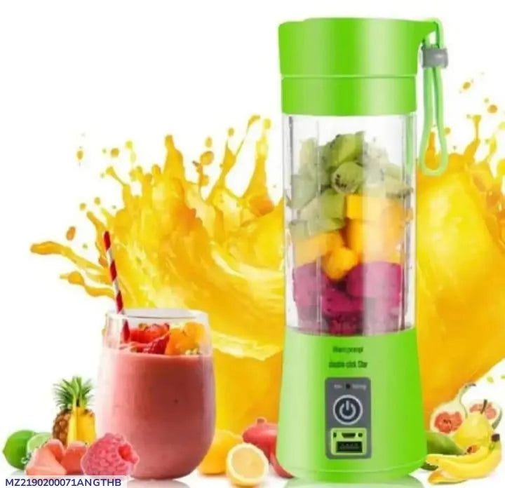 6-Blade Portable Electric Juicer - Home & Travel Mini Blender