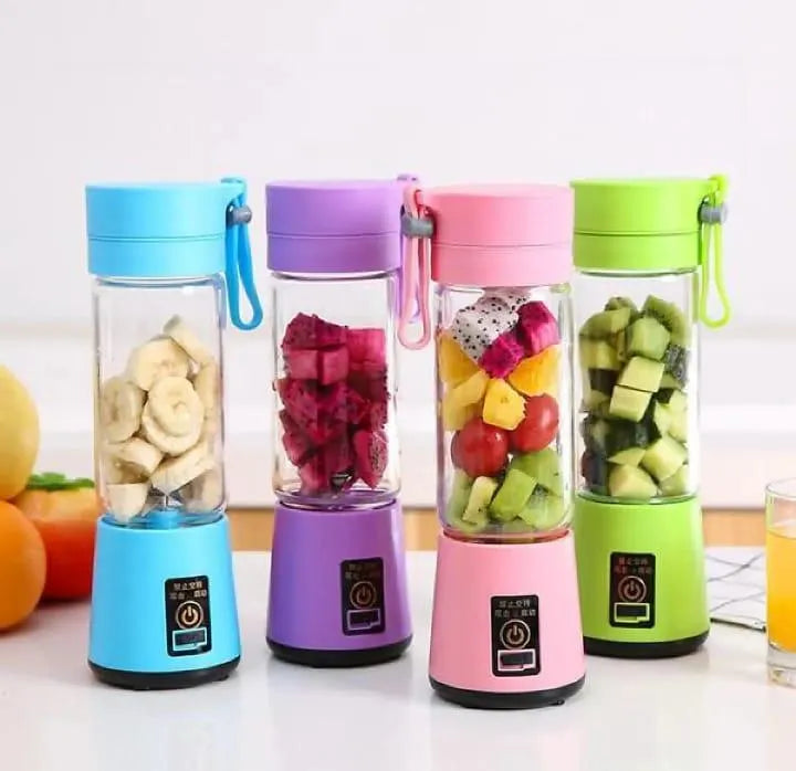 6-Blade Portable Electric Juicer - Home & Travel Mini Blender - view 3
