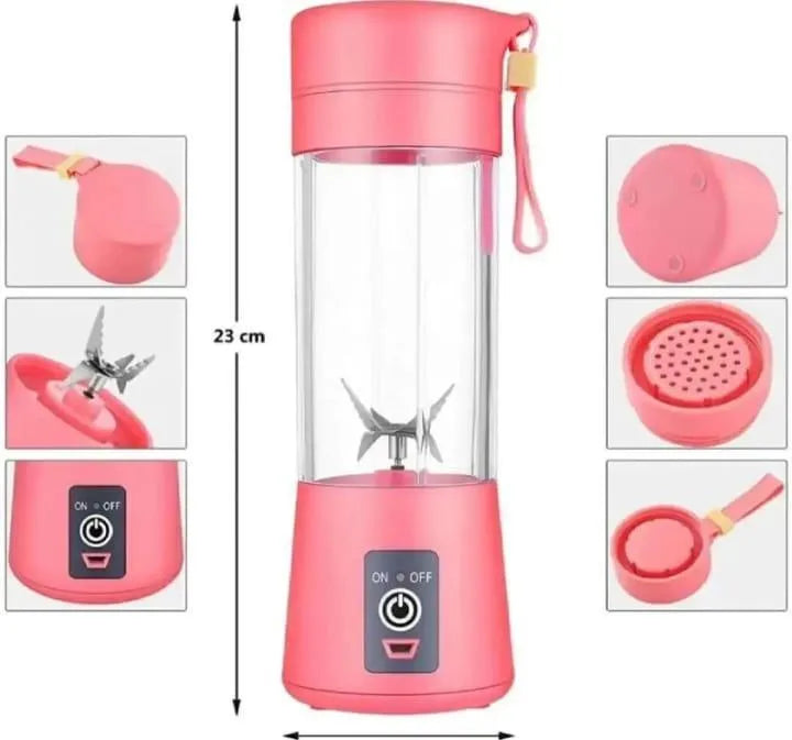 6-Blade Portable Electric Juicer - Home & Travel Mini Blender - view 4
