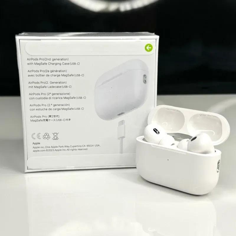 White Bluetooth 5.3 Noise-Cancelling Earbuds with Charging Case - view 2