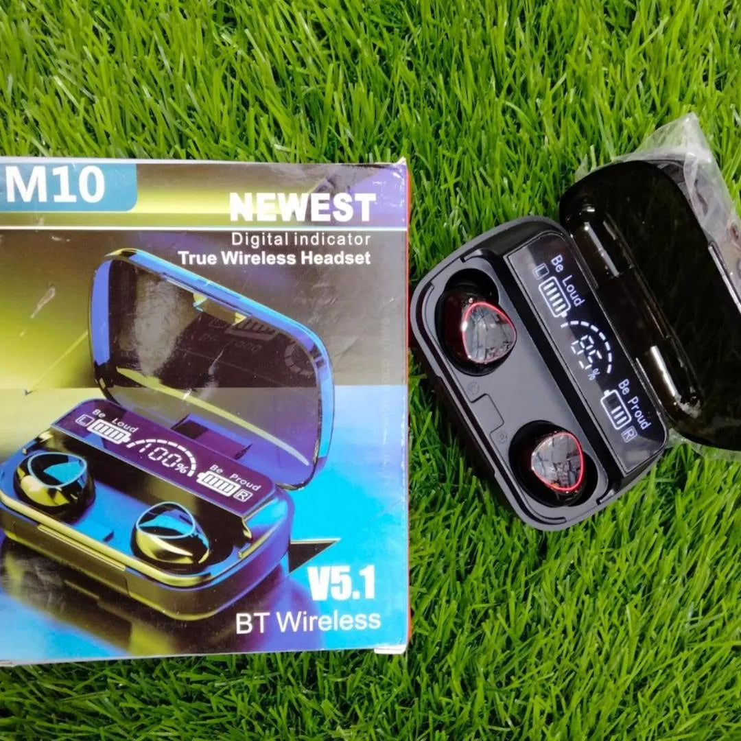 M10 Wireless Earbuds with Charging Case & Bluetooth 5.3 - view 2