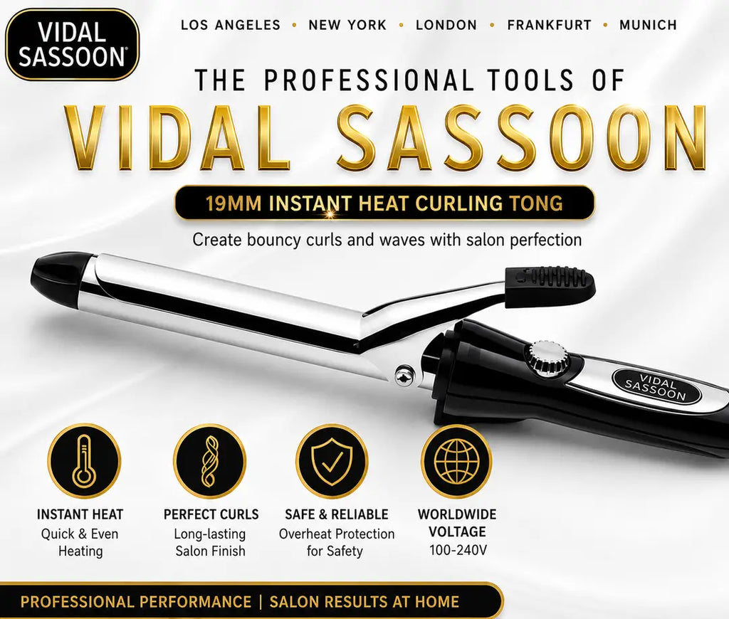 Professional Instant Heat Curling Tong – Hair Styling Curler | 19mm - view 2