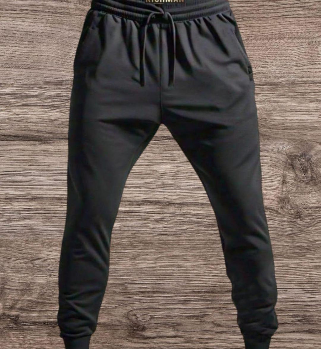 Men's Graphic Track Suit - Yellow Micro Interlock - view 2