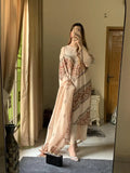 Women's Grip Silk Suit - Multicolor, Printed, 3 Piece
