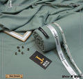 Men's Unstitched Wool Suit - Sea Green, 4 Meter Plain