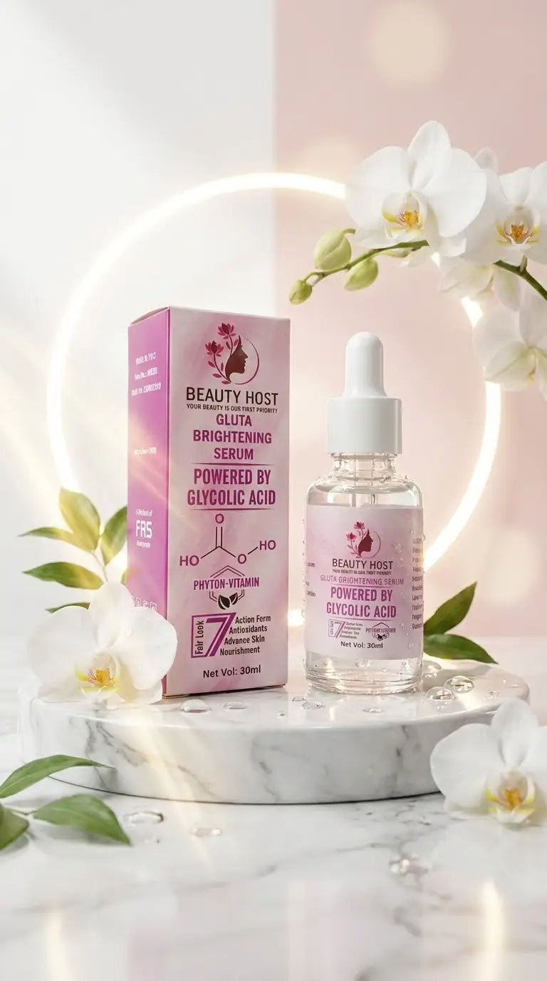 Brightening Face Serum - Glycolic Acid and Gluta