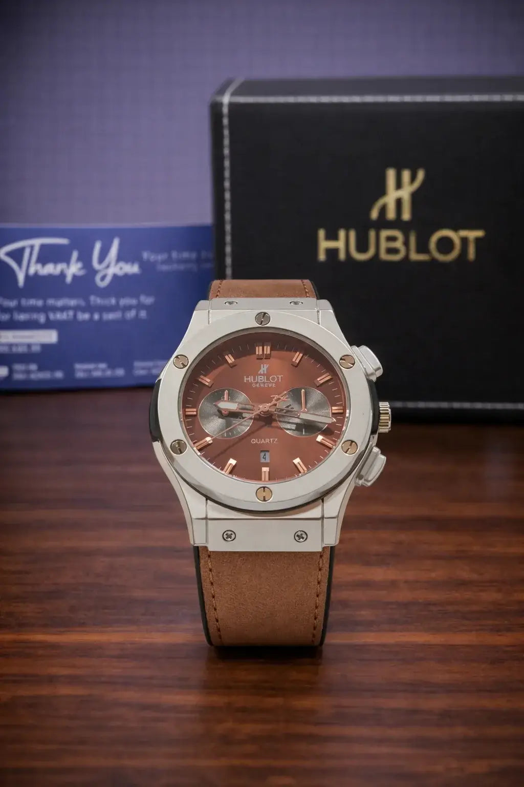 Men's Stainless Steel Watch - Round Dial, 4 Colours - view 2