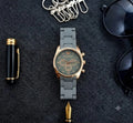 Women's Analog Watch - Carbon Fiber Dial, 4 Colours