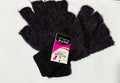 Unisex Wool Fingerless Gloves - Purple, 1 Pair