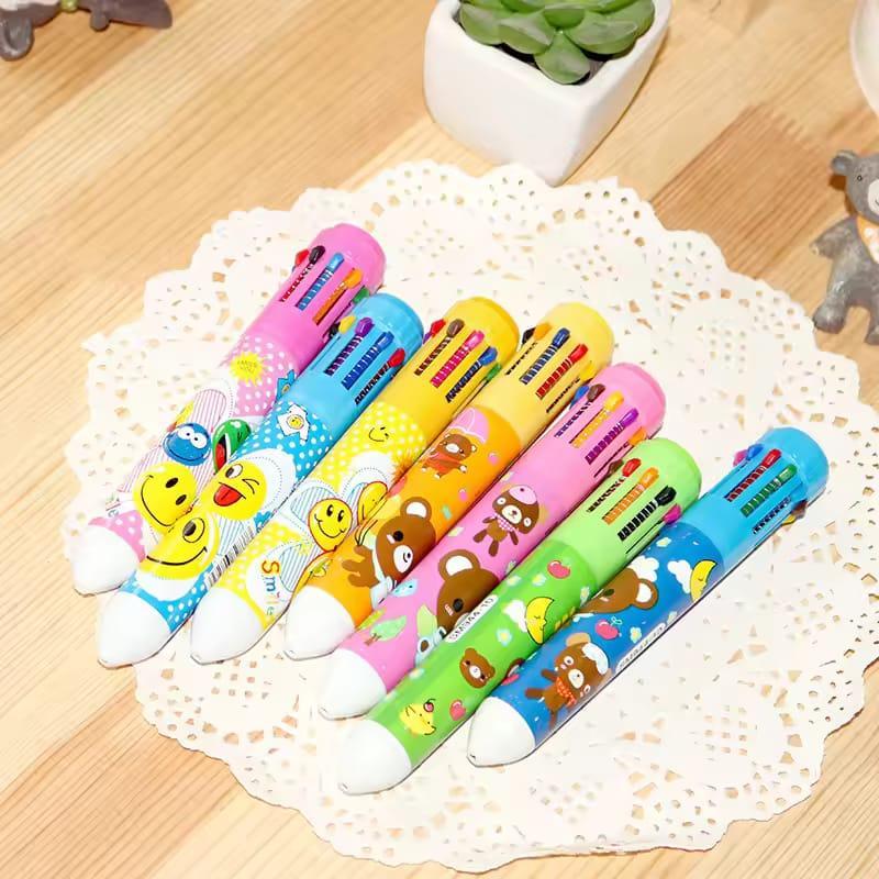 10-in-1 Color Pen for Kids ABS Plastic 2 Pcs - view 2