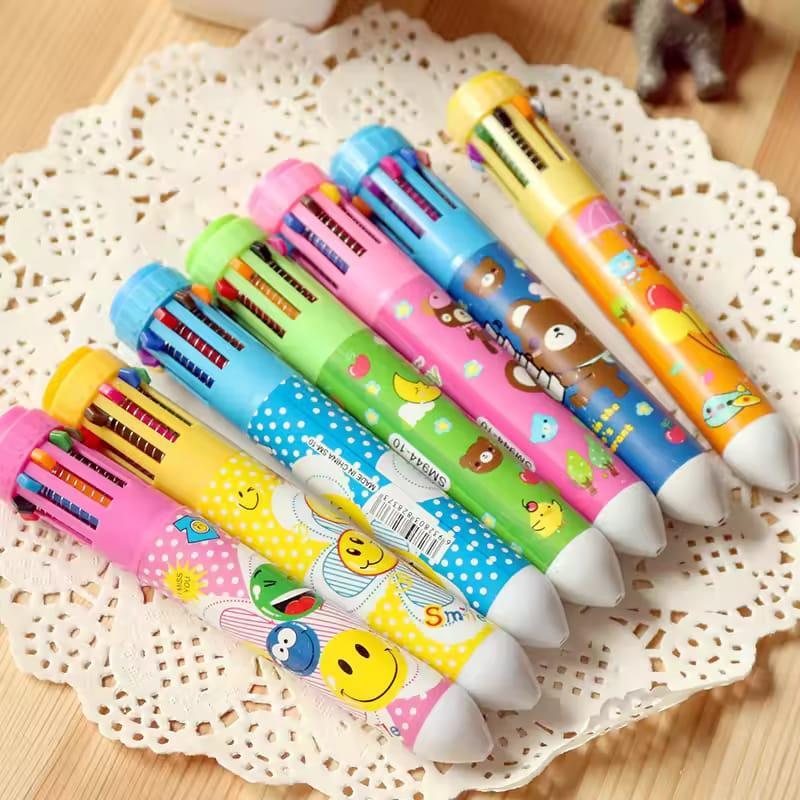 10-in-1 Color Pen for Kids ABS Plastic 2 Pcs - view 5