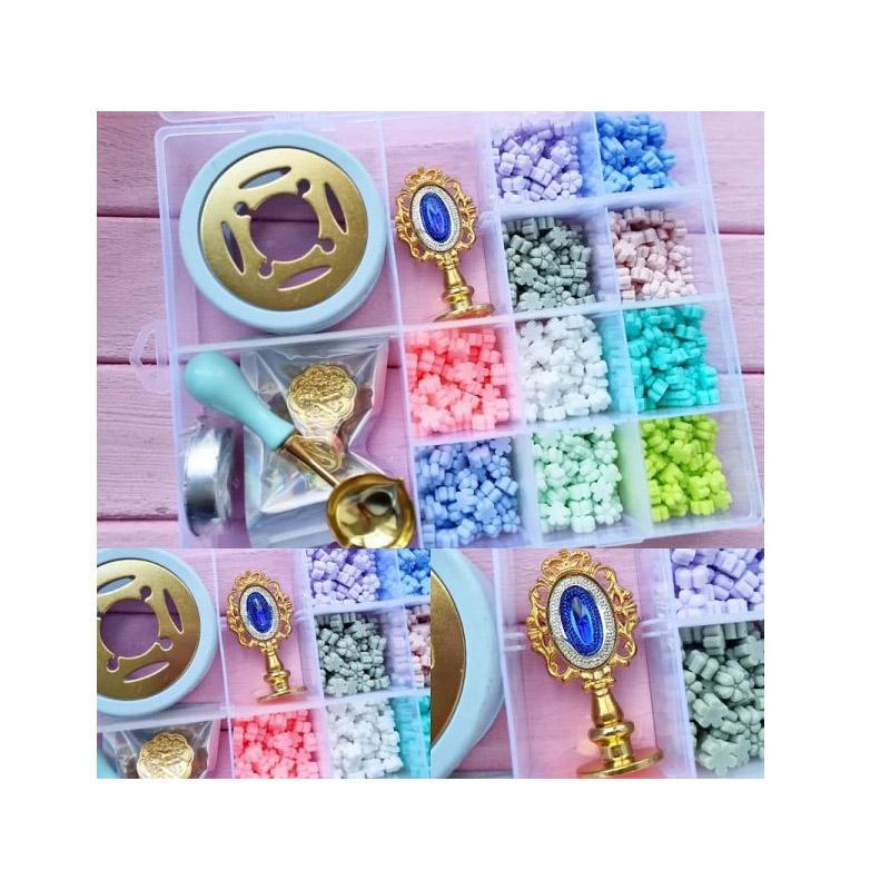Multicolor Wax Seal Stamp Kit for Crafting & Scrapbooking - view 2
