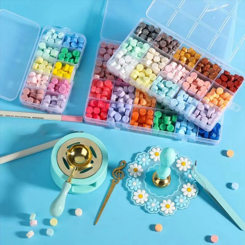 Multicolor Wax Seal Stamp Kit for Crafting & Scrapbooking - view 3