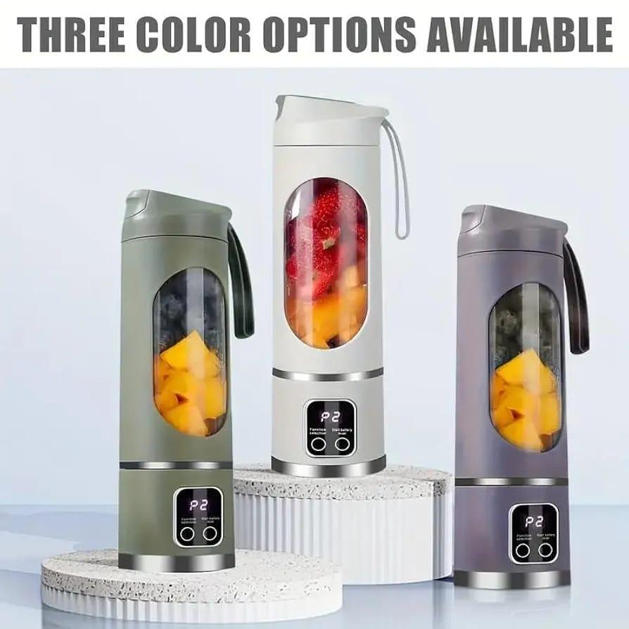 Portable Rechargeable Juicer Blender - Green USB Mini Blender - view 2