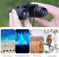Kids Binoculars - Black Rubber, Ages 1-12, Outdoor Adventure