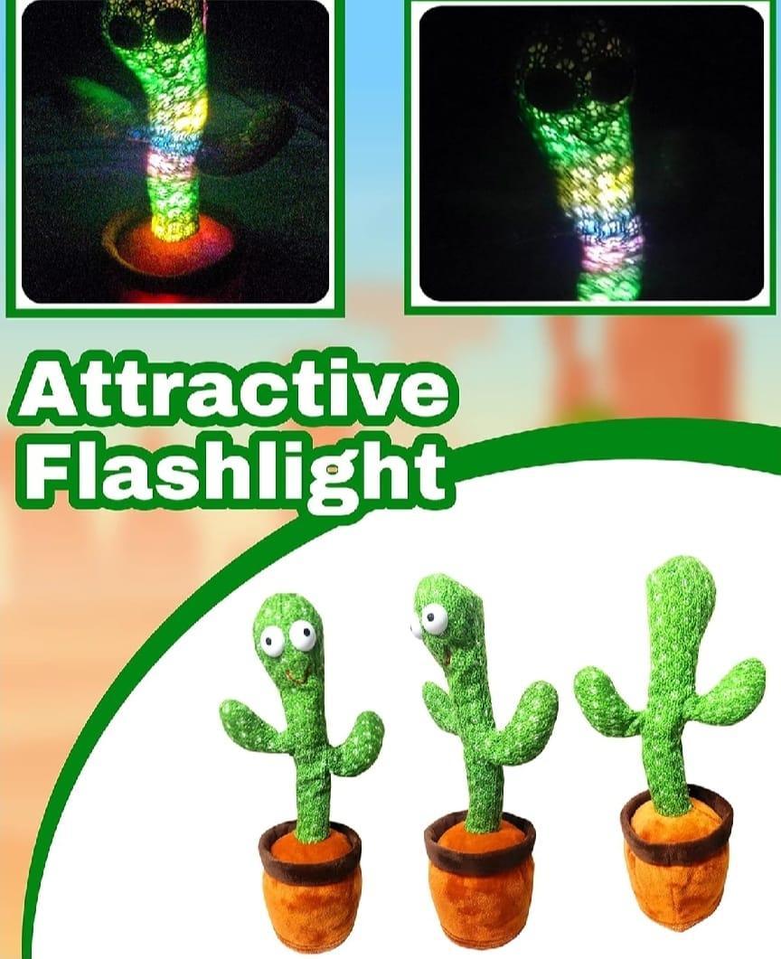 Dancing Talking Cactus Toy - Green Plush, Repeats Your Voice - view 4