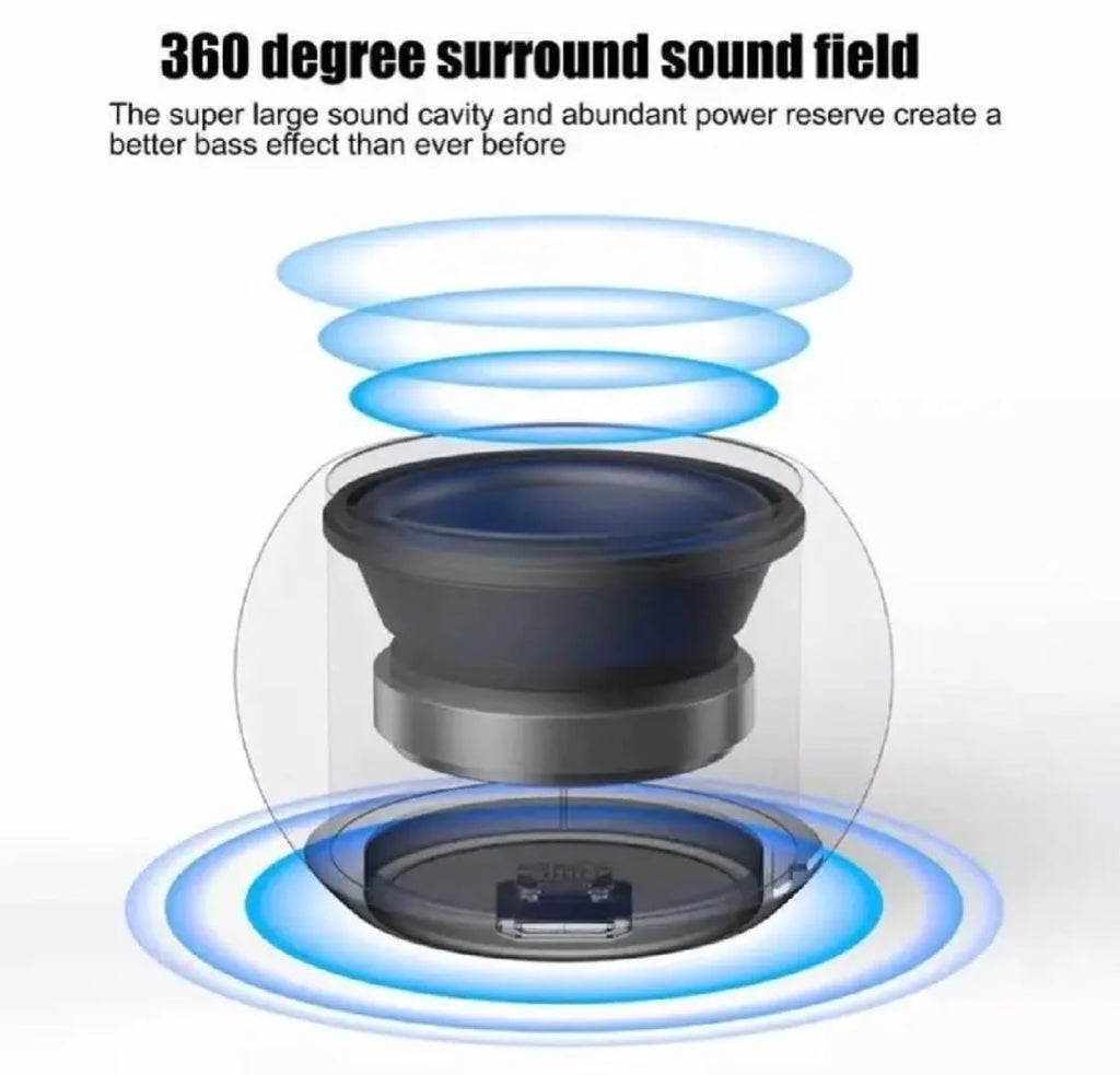 Compact Bluetooth Speaker with Rechargeable Battery - Mini Design