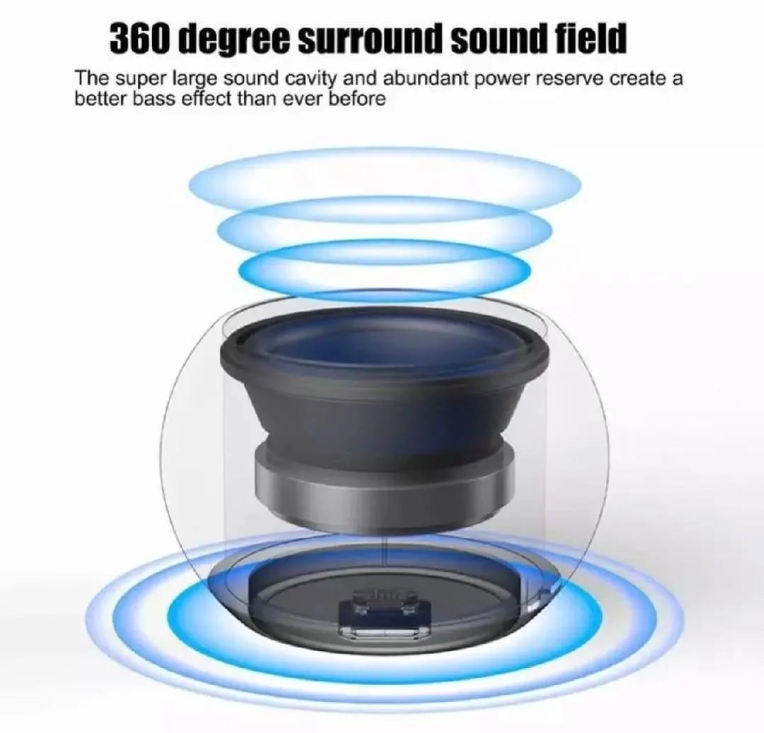 Compact Bluetooth Speaker with Rechargeable Battery - Mini Design