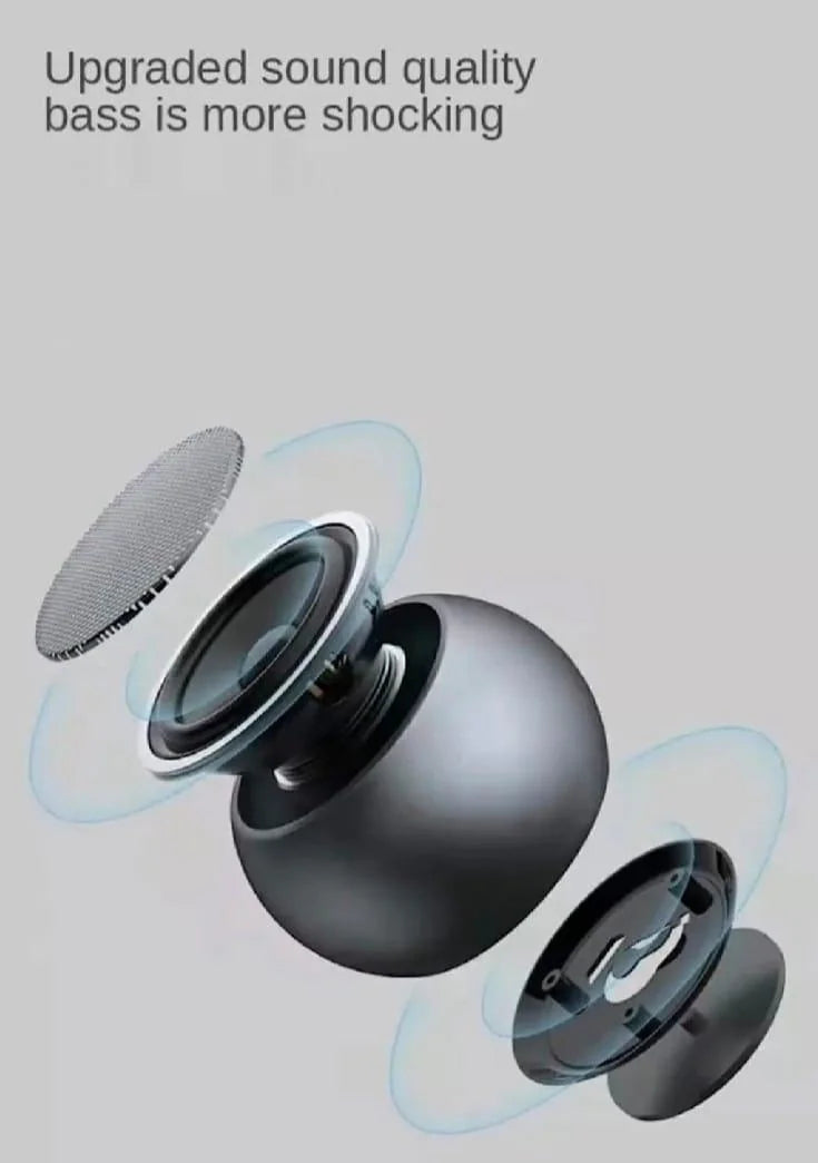 Compact Bluetooth Speaker with Rechargeable Battery - Mini Design