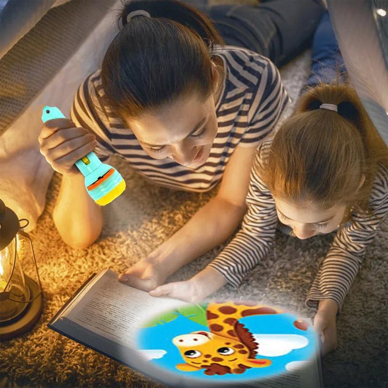 HD Projection Flashlight for Kids 90° Rotating Animal Patterns - view 4