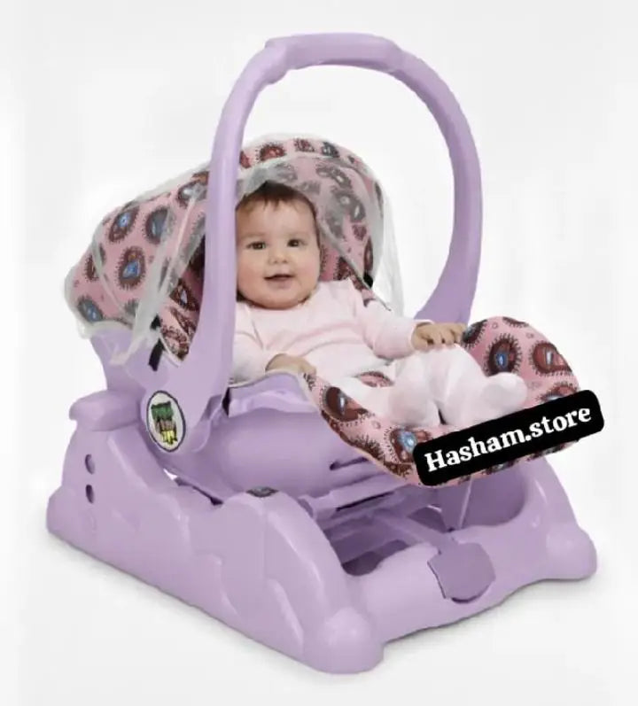 Baby carry cot / 3in1 carry cot-with 3 adjustable sizes / premium & high quality/ carry cot for baby / Baby carry cot seat with swing mosquito net and space for diapers / Mama Love Baby Swing 3 in 1 Carry Cot - view 3