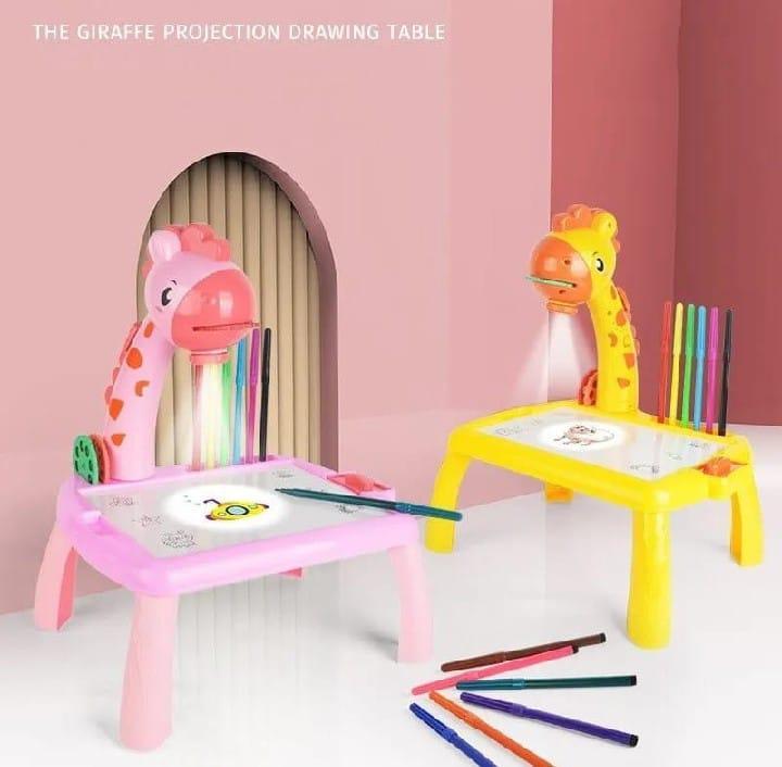 LED Light Drawing Table Set for Kids 1-10 Pink Yellow - view 2