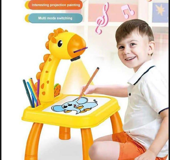 LED Light Drawing Table Set for Kids 1-10 Pink Yellow - view 3