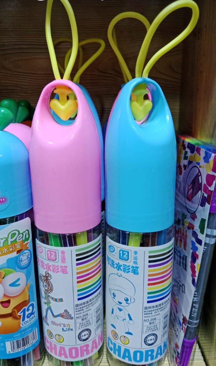 Washable Markers Set 12 Colors for Kids School Art