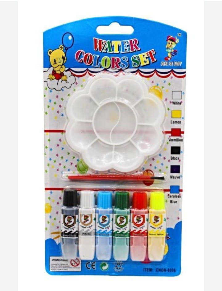 Watercolor Art Set for Kids with Brush & Palette