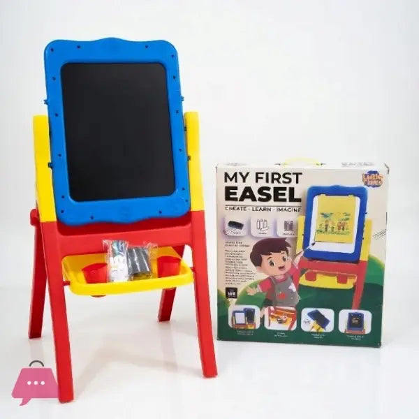 2-in-1 Easel Art Drawing Board with Accessories - view 3