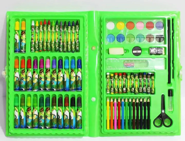 86 PCS Colouring Kit/Set With Button Box For Kids/Colour Box Set/beat Quality Colour - view 4