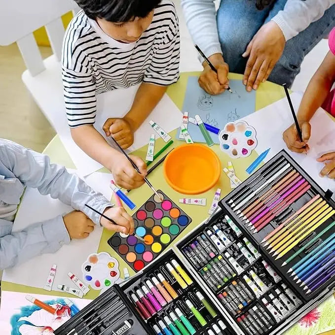145-Piece Kids Coloring, Drawing & Painting Art Kit – Creative Gift Set for Kids - view 4